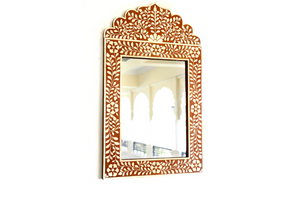 Mirror frame with overlay work 3
